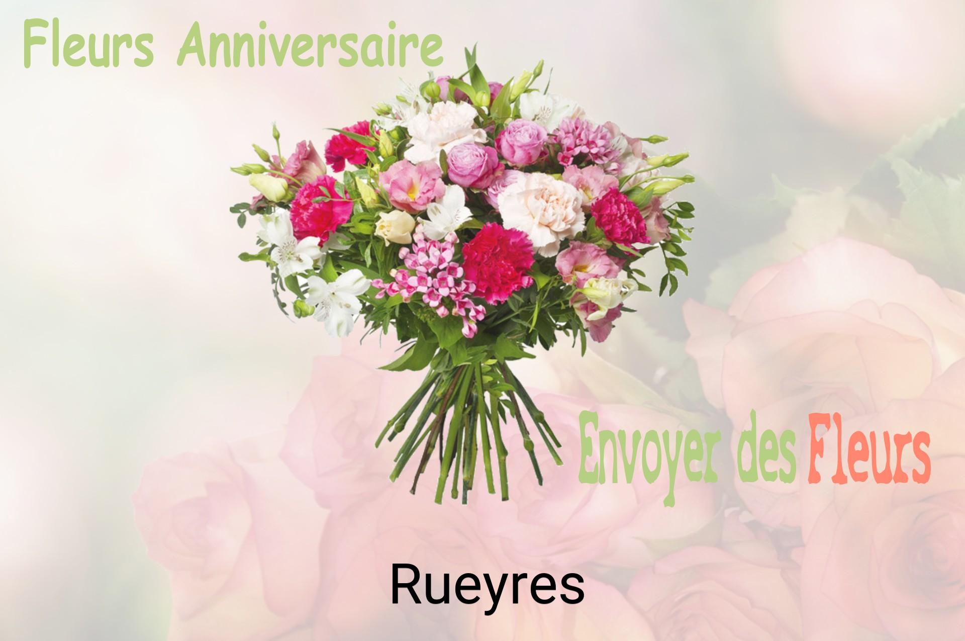 Bouquet de fleurs d’anniversaire livré à Rueyres