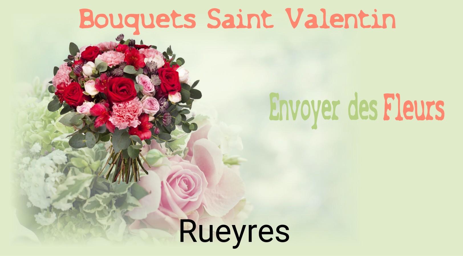Roses de Saint-Valentin livrées à Rueyres